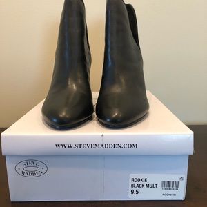 Black Steve Madden Booties